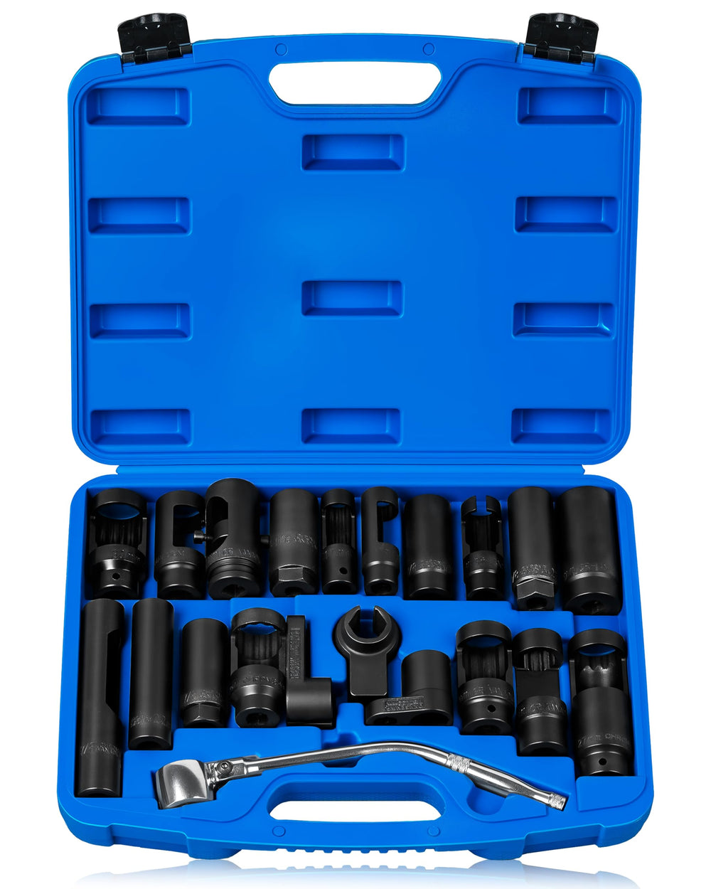 DAYUAN front packaging showing entire 21-piece socket set and organization benefits