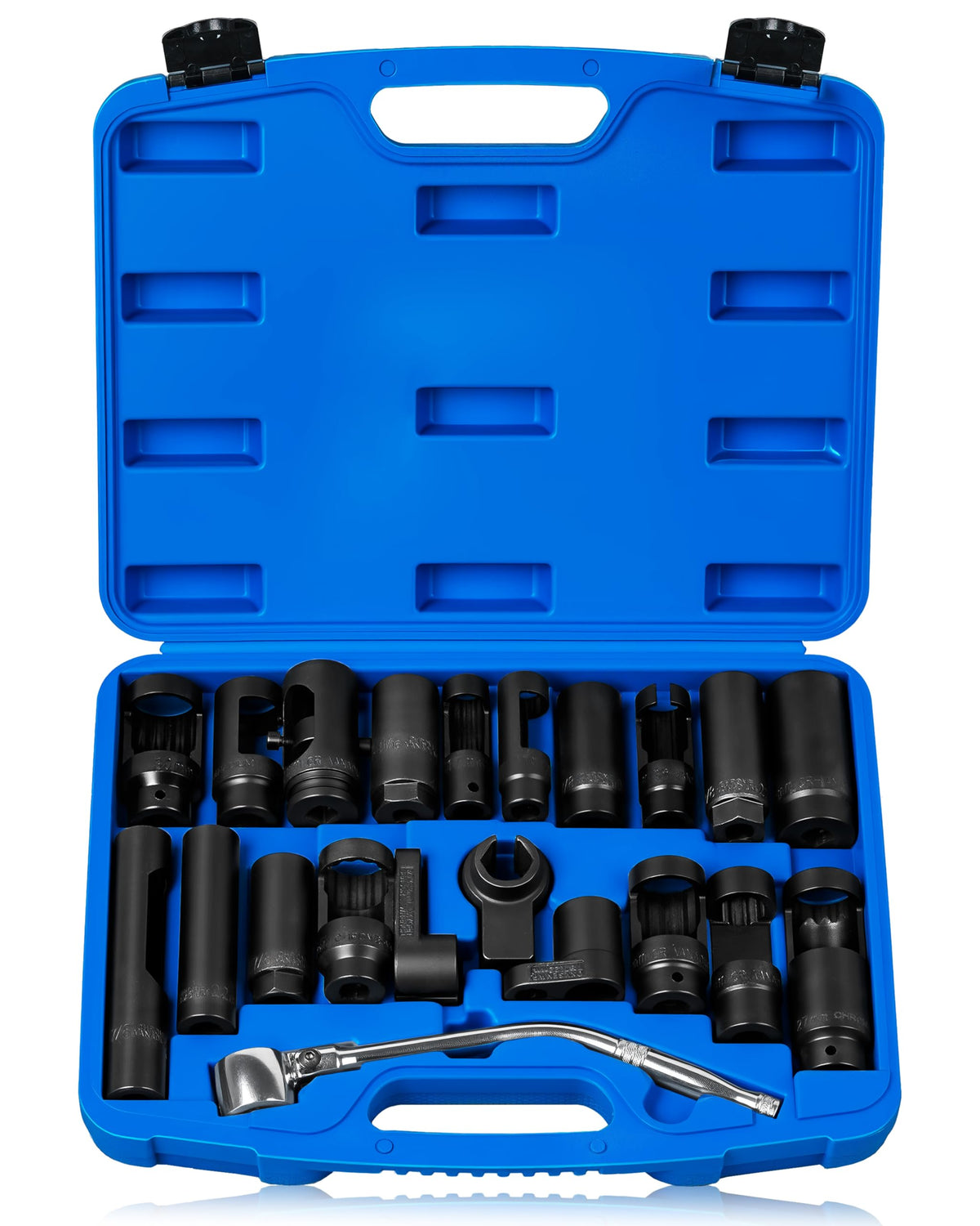DAYUAN front packaging showing entire 21-piece socket set and organization benefits
