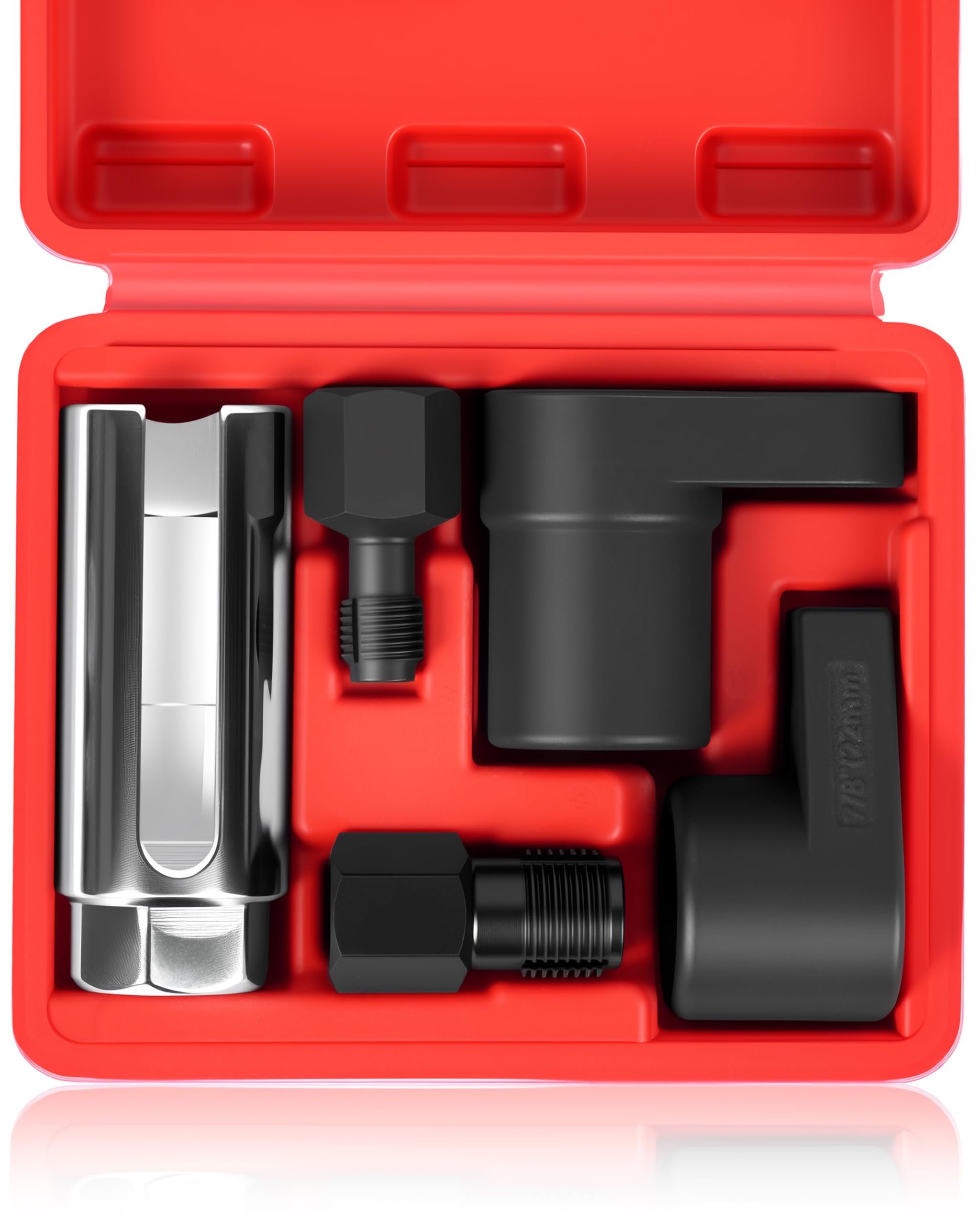 DAYUAN front packaging showing the 5-piece oxygen sensor set and quick identification benefit