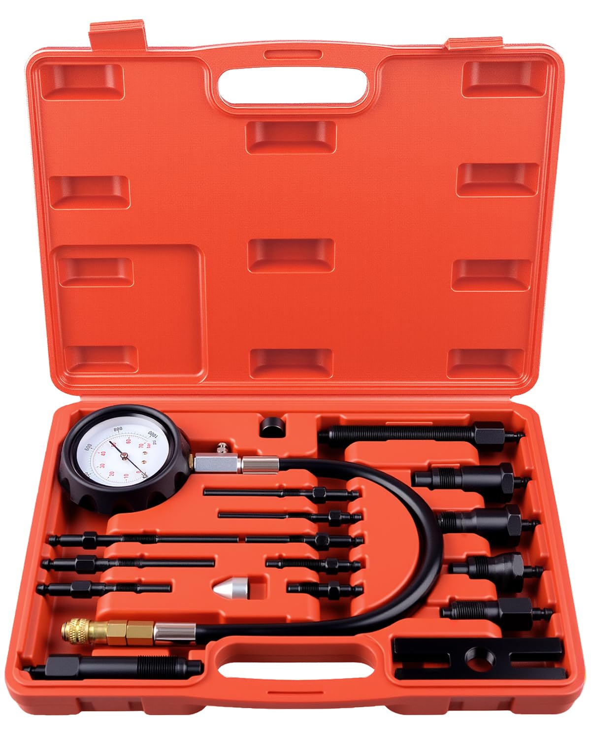DAYUAN hose and release valve close-up for controlled pressure bleeding benefit