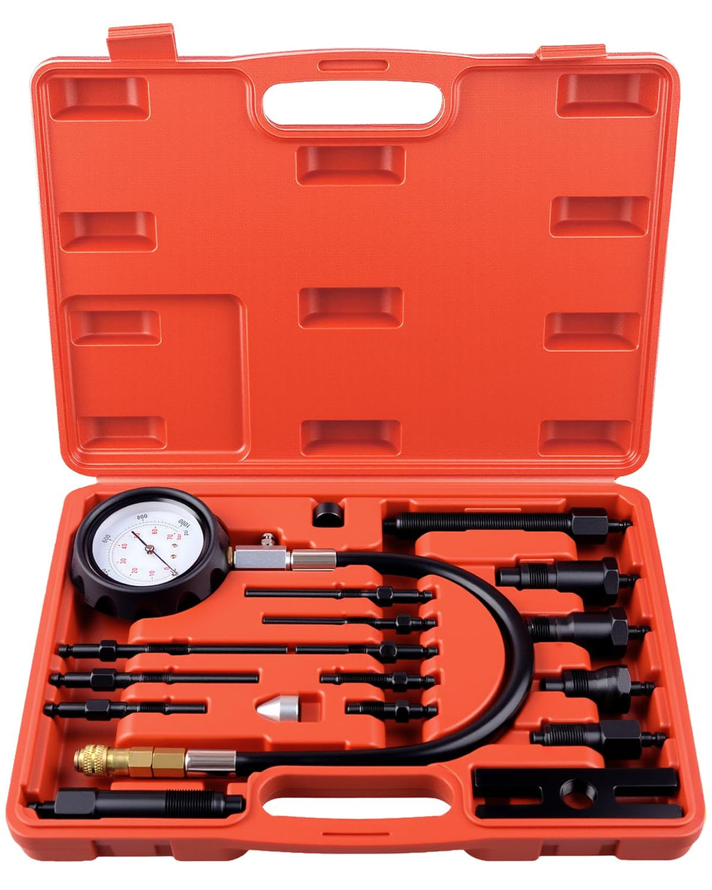 DAYUAN hose and release valve close-up for controlled pressure bleeding benefit