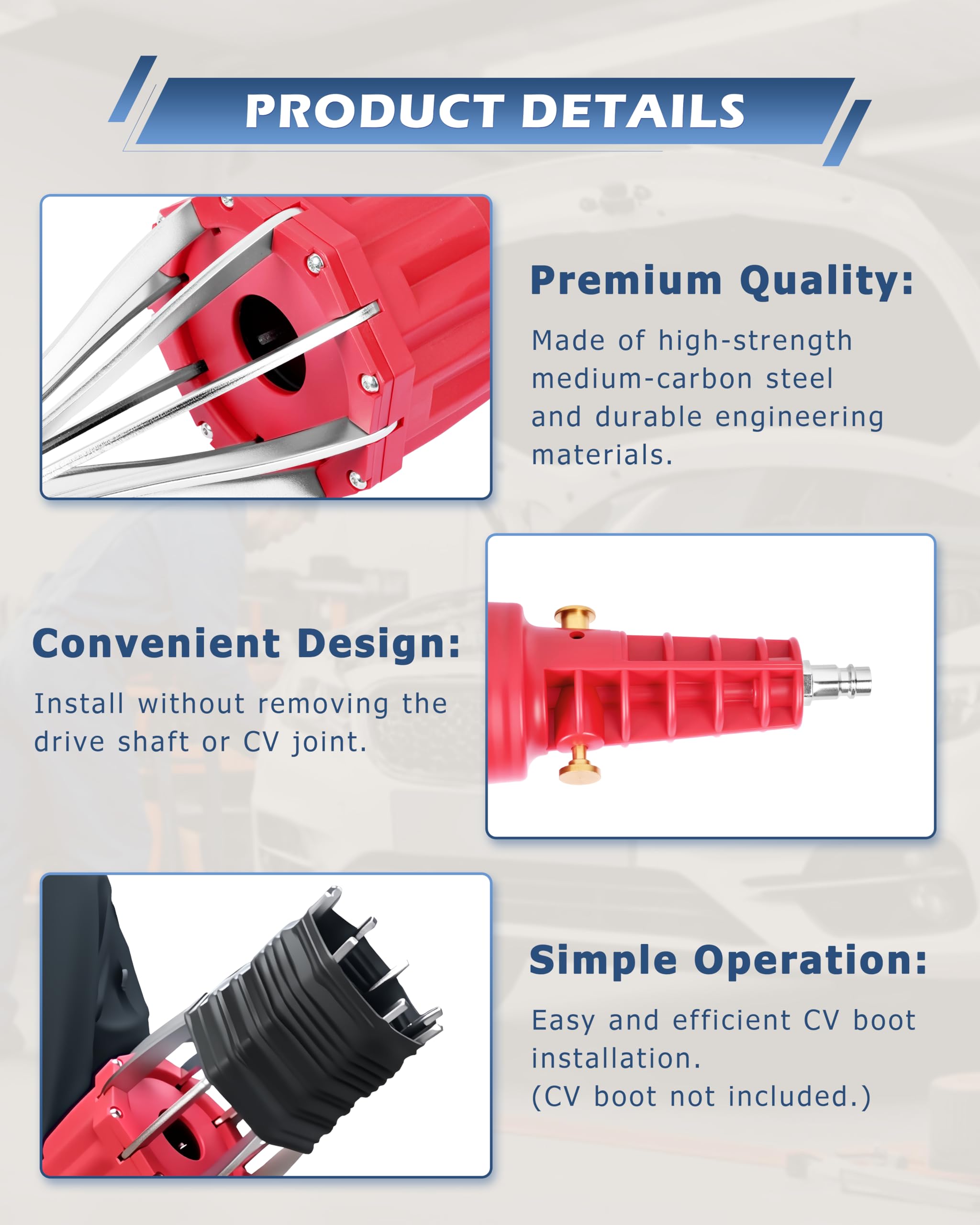 DAYUAN lubricated boot and expander ready for installation improving slide-on performance