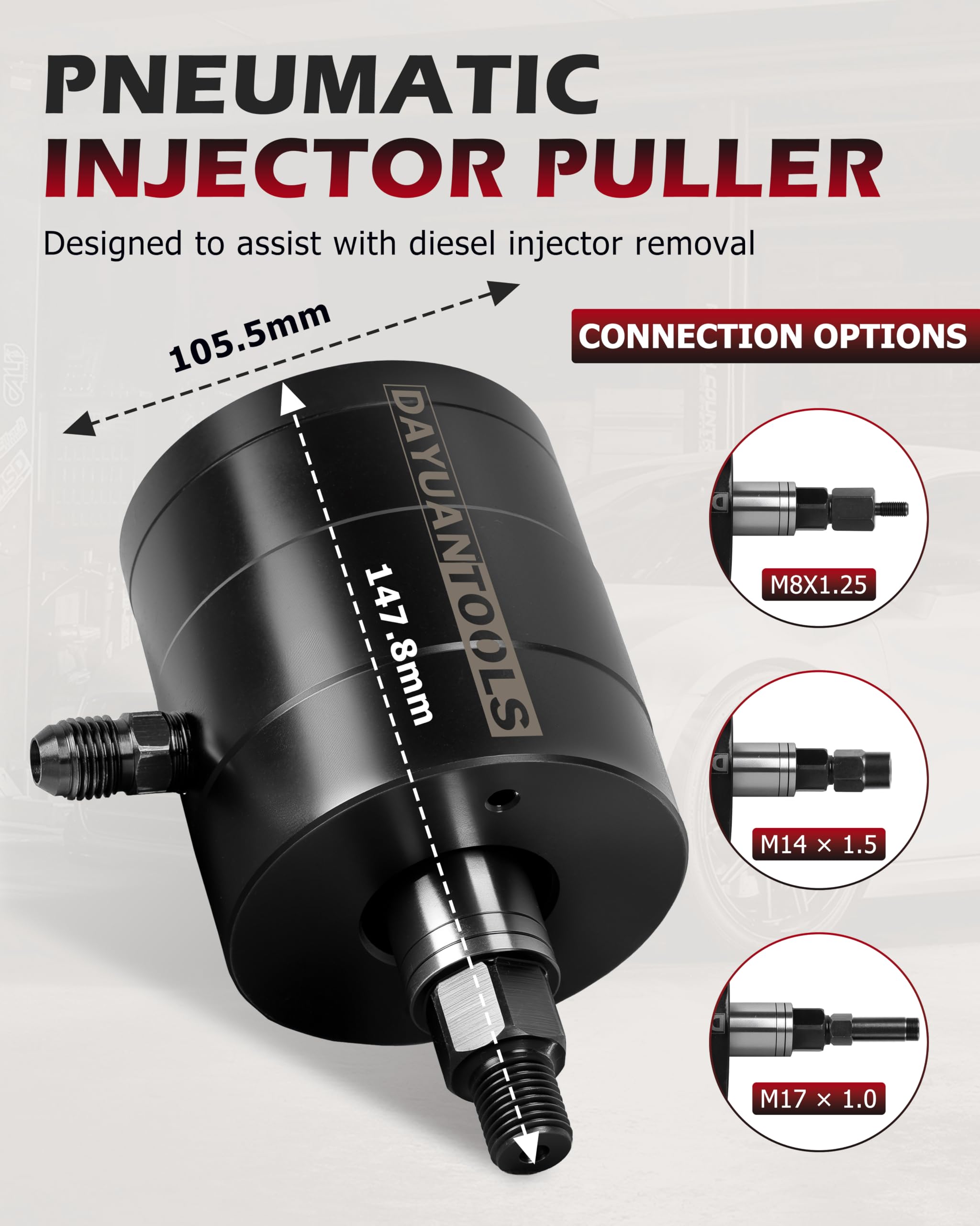 DAYUAN puller hooks detail highlights multiple hook options for secure engagement benefit