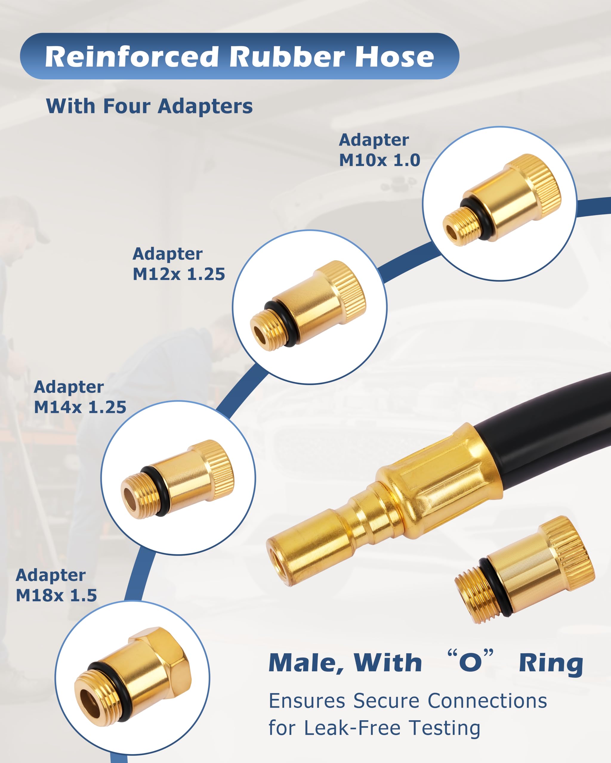 DAYUAN rubber cone ends close detail for quick non-threaded compression checks