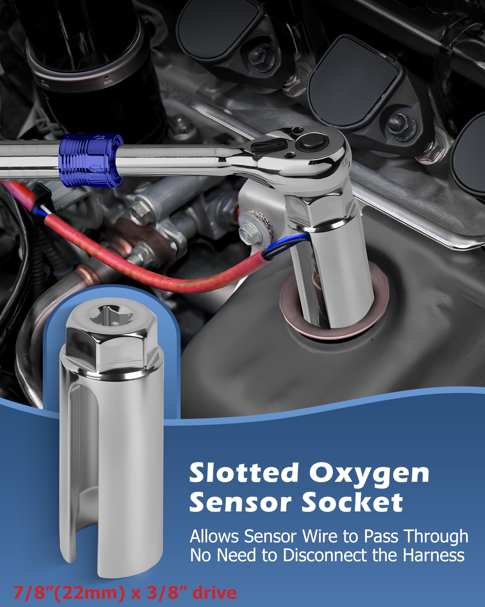 DAYUAN side cutout of socket showing wire-friendly access and harness protection