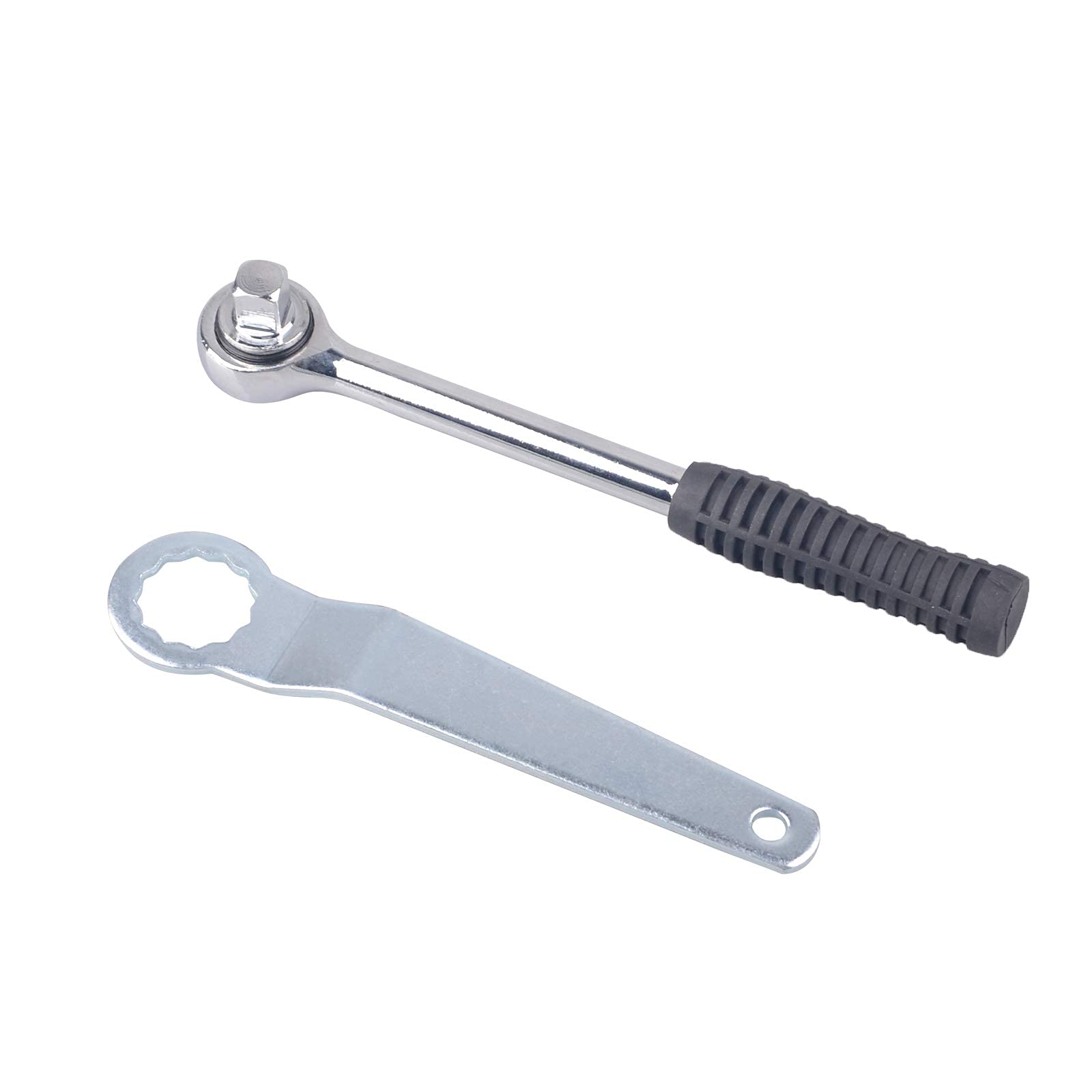 DAYUAN hand holding a socket for scale showing compact, portable tool kit convenience