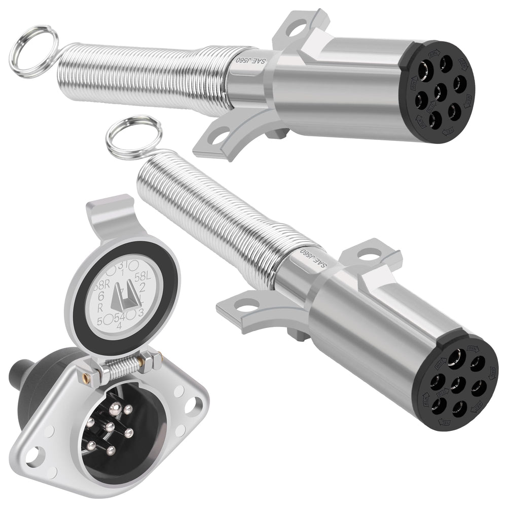 Dazakoot front view of plug and socket showing solid construction and quick replacement benefit