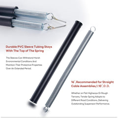 Dazakoot hanger bracket detail showing 304 stainless steel clamp and rubber cushion for durability