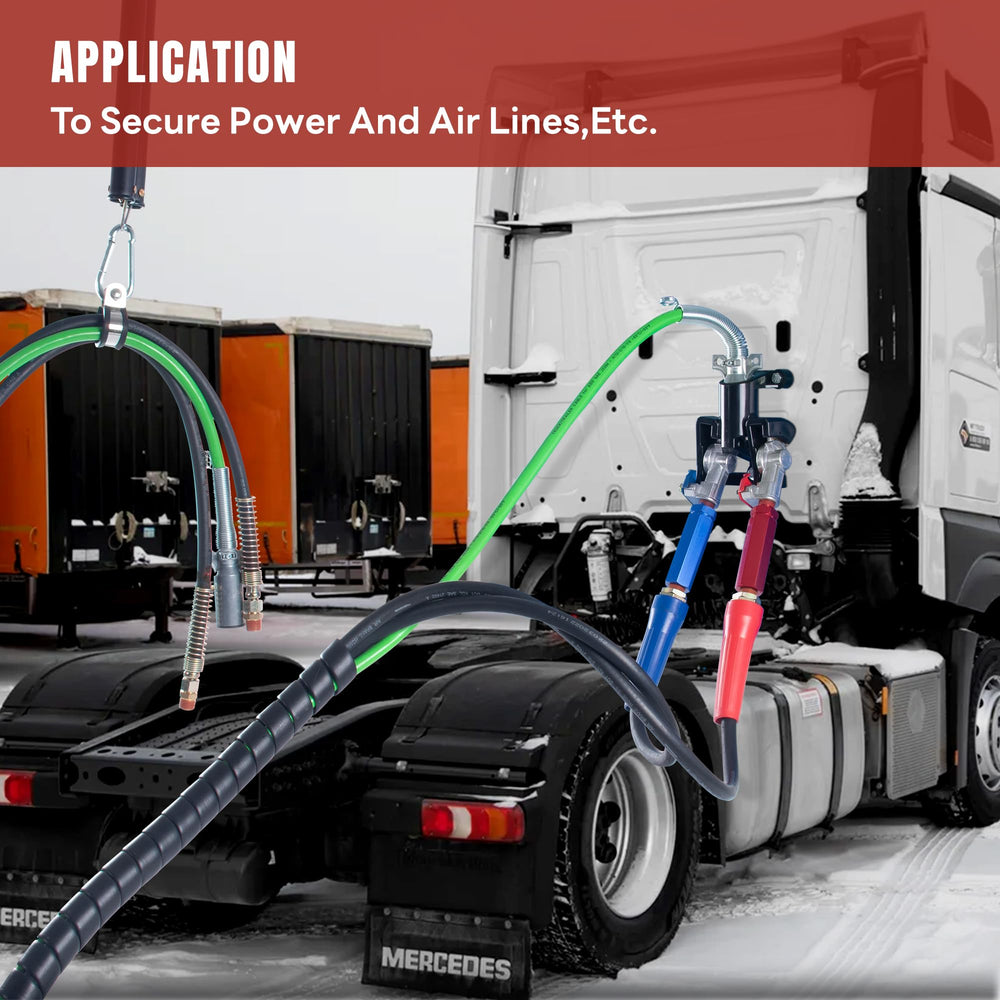 Dazakoot lifestyle view on fleet truck demonstrating line protection and reduced wear during operation