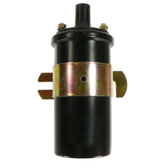 DB Electrical ignition coil front view showing terminals and fitment benefit