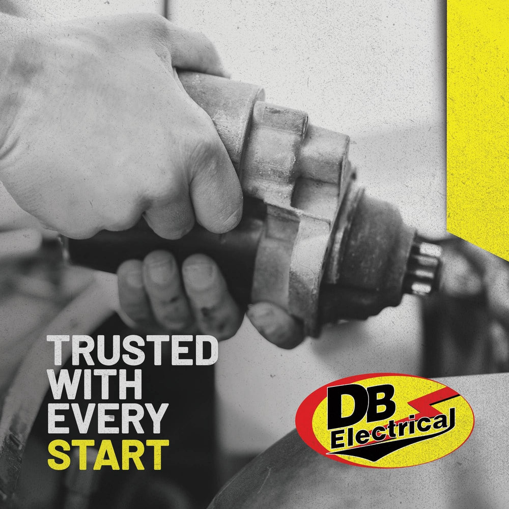 DB Electrical starter installed on a Briggs & Stratton engine demonstrating real-world compatibility