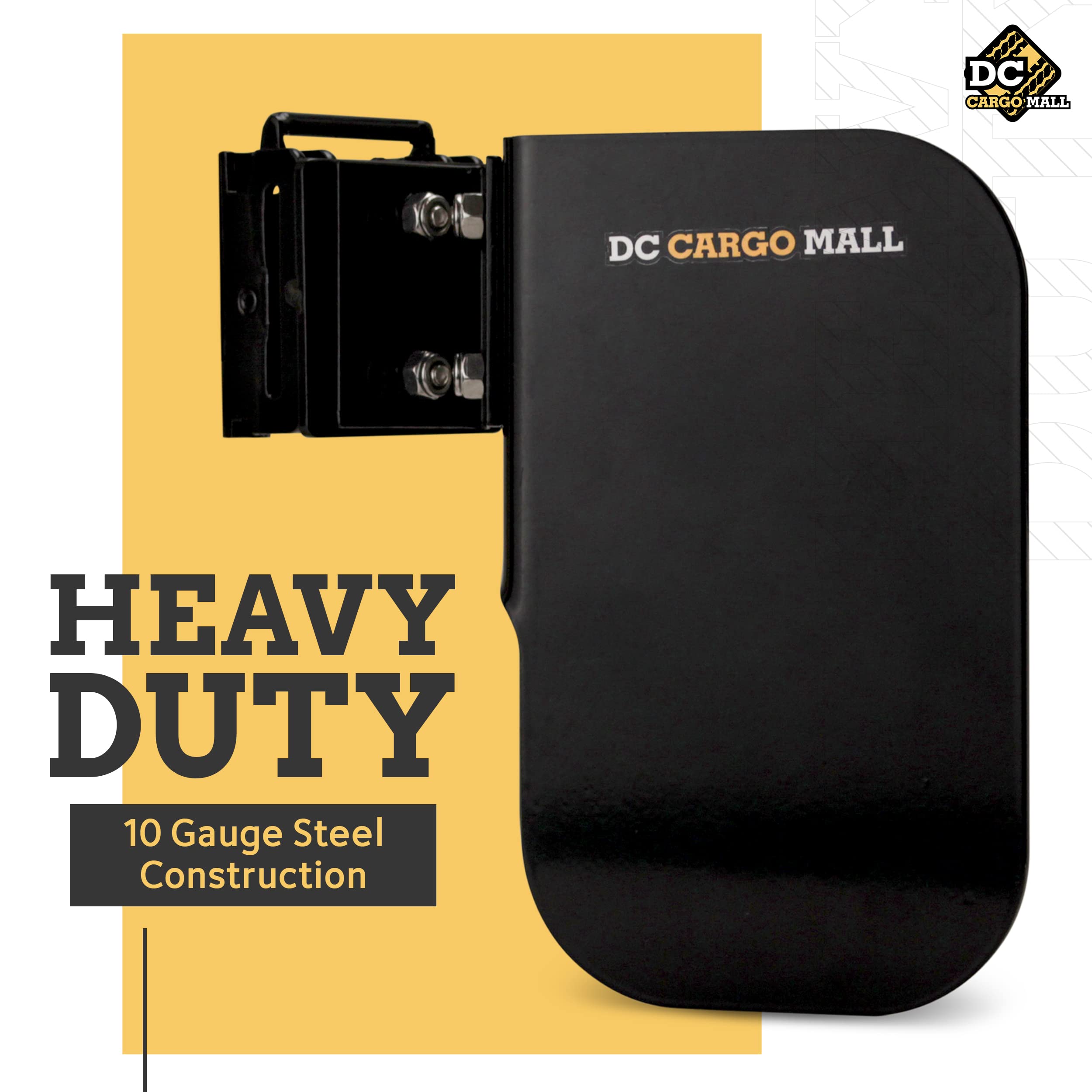 DC Cargo Mall close-up of welds and 10-gauge steel for durable strength