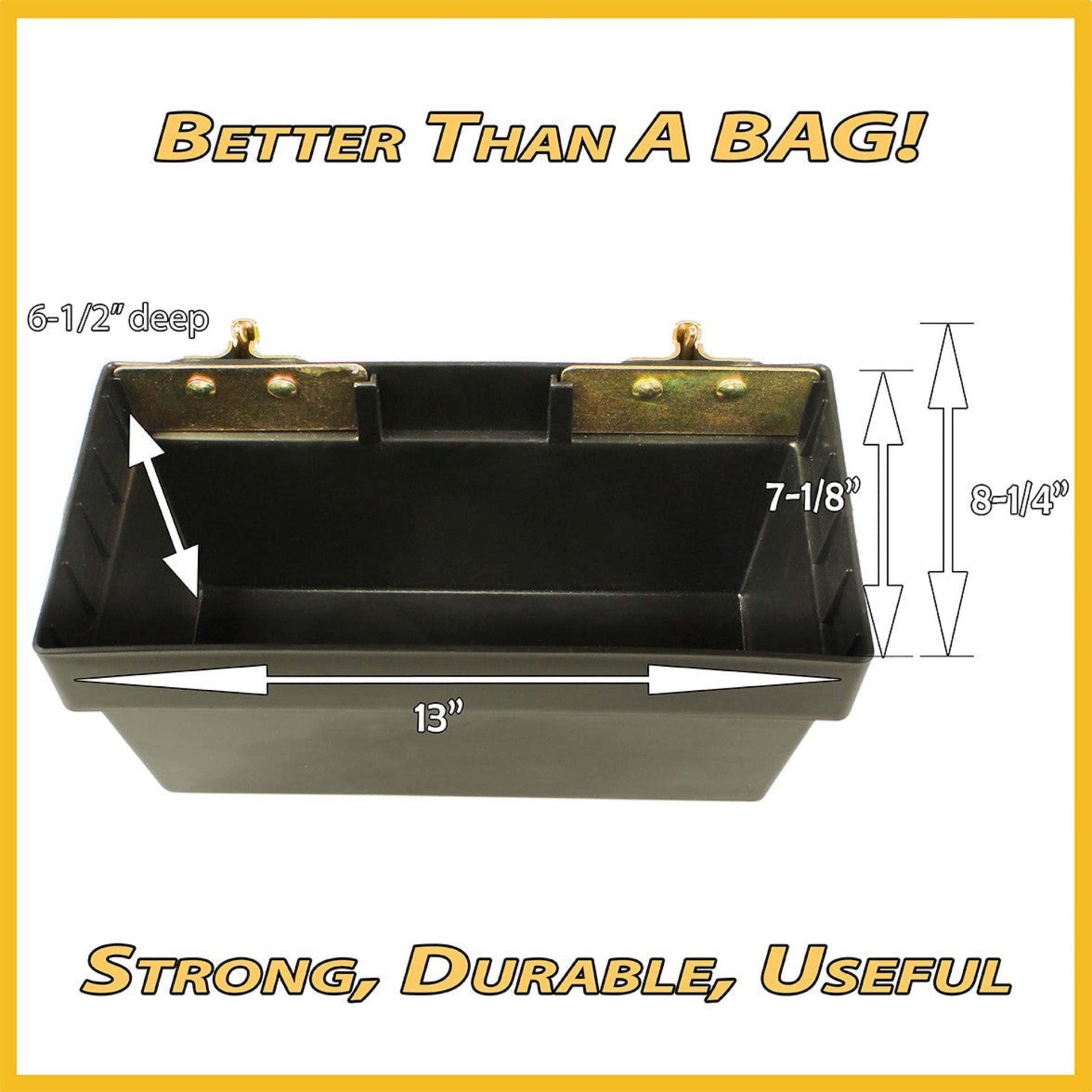 DC Cargo Mall basket installed in an enclosed trailer showing space-saving benefit