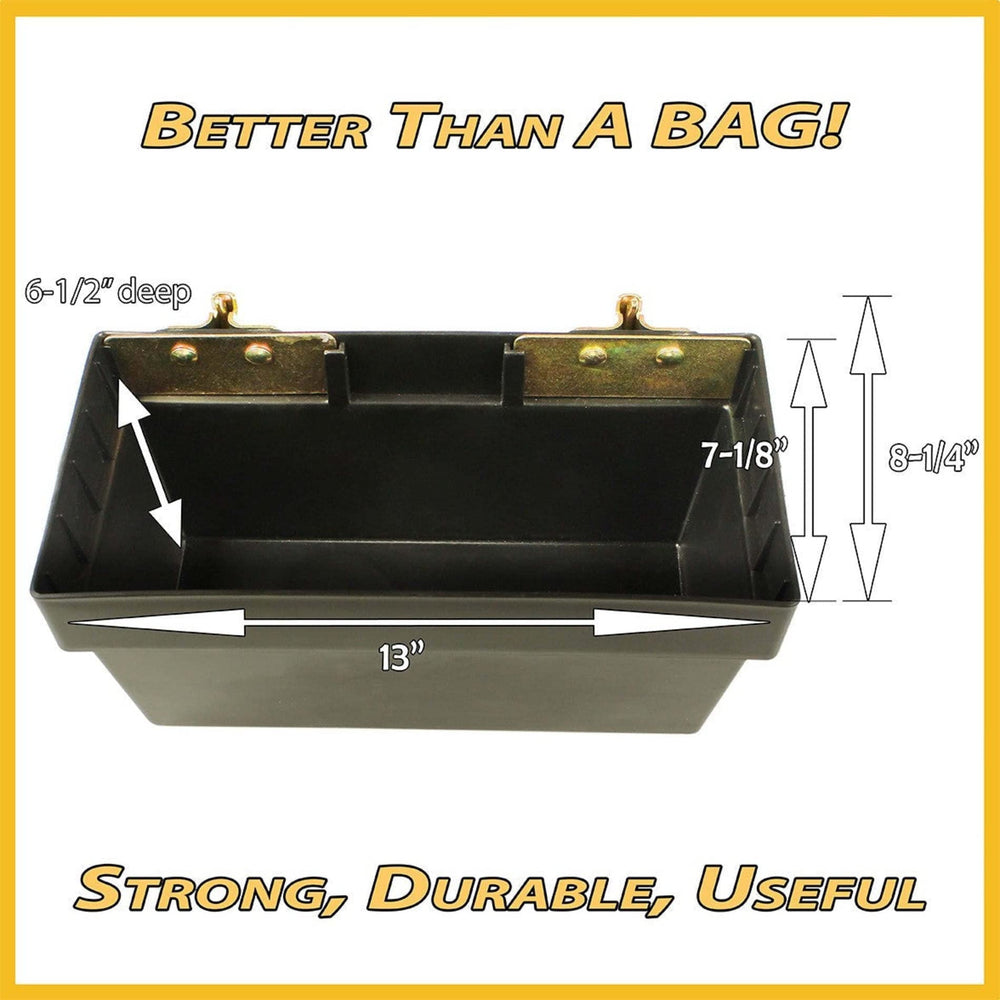 DC Cargo Mall basket installed in an enclosed trailer showing space-saving benefit