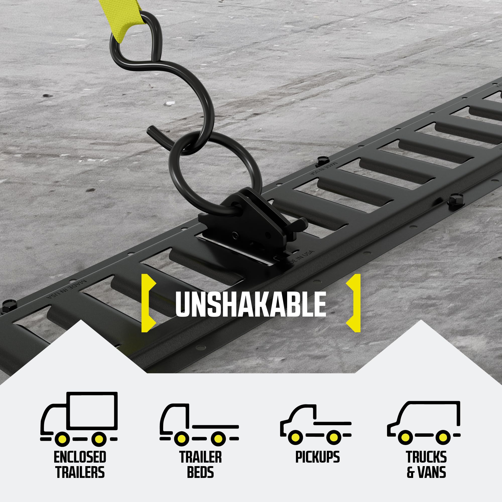 DC Cargo Mall O-ring beside measuring tape showing 2-inch internal clearance