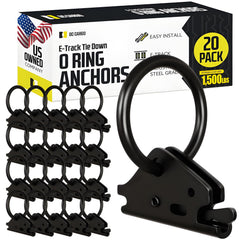 DC Cargo Mall front view of O-ring pack showing all anchors and packaging benefit