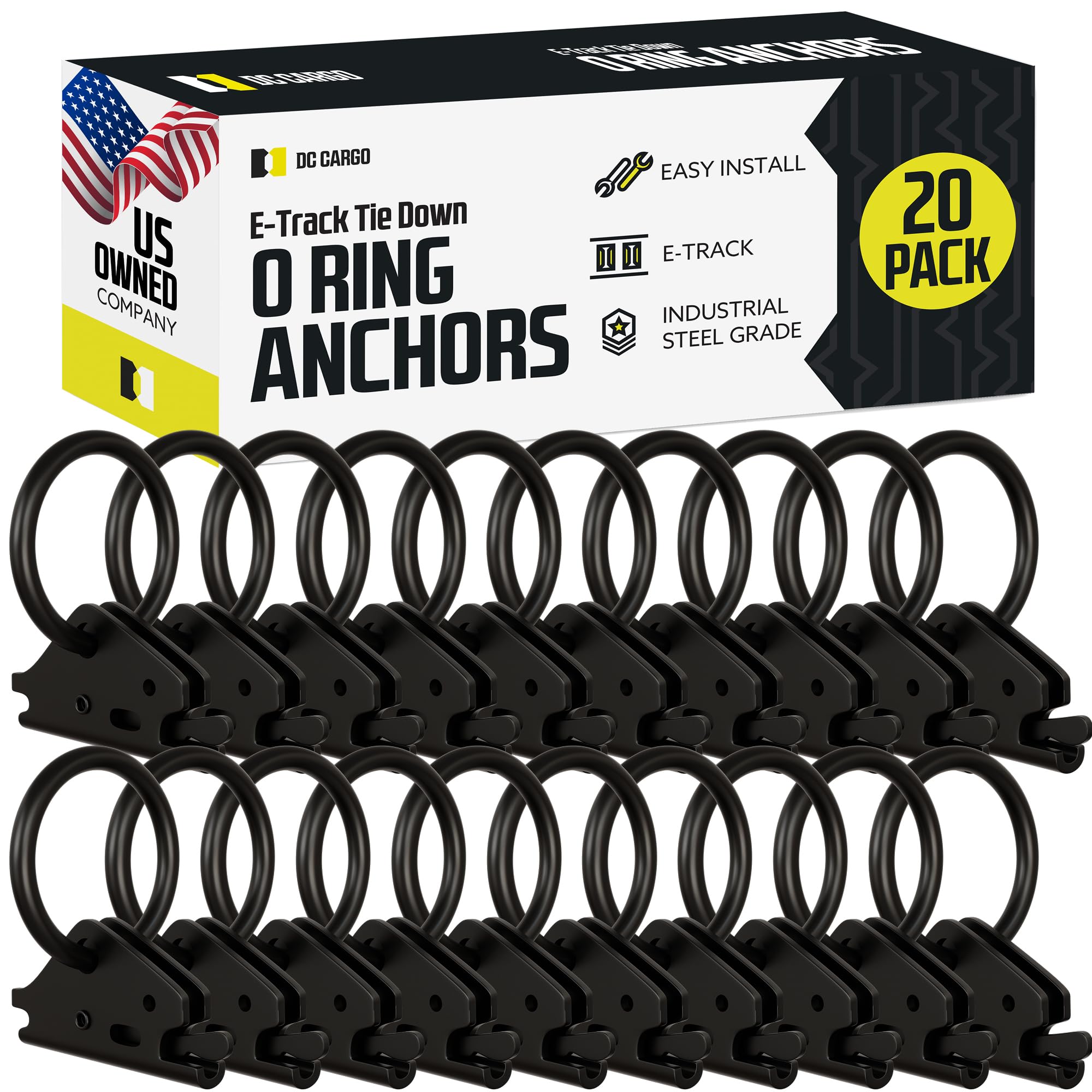 DC Cargo Mall O-ring in trailer during loading demonstrating organized cargo safety