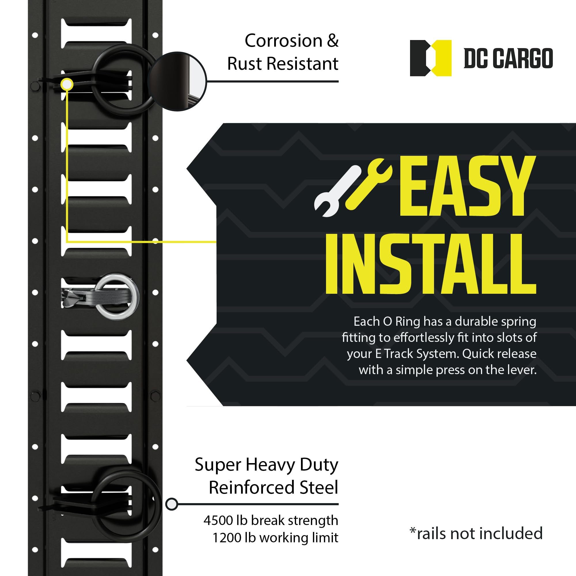 DC Cargo Mall detailed weld and steel texture highlighting reinforced strength