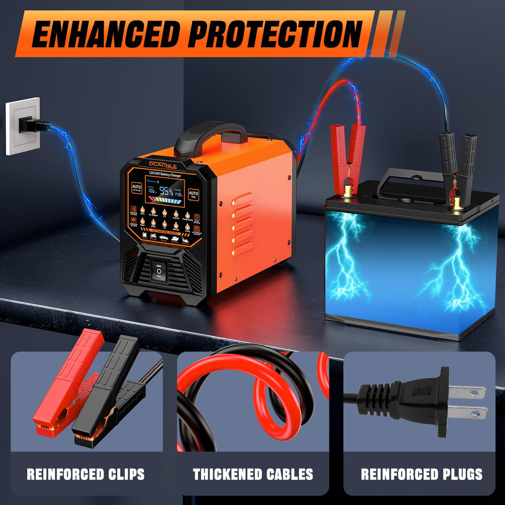 DCACNLE label and specs plate showing compatibility and safety features