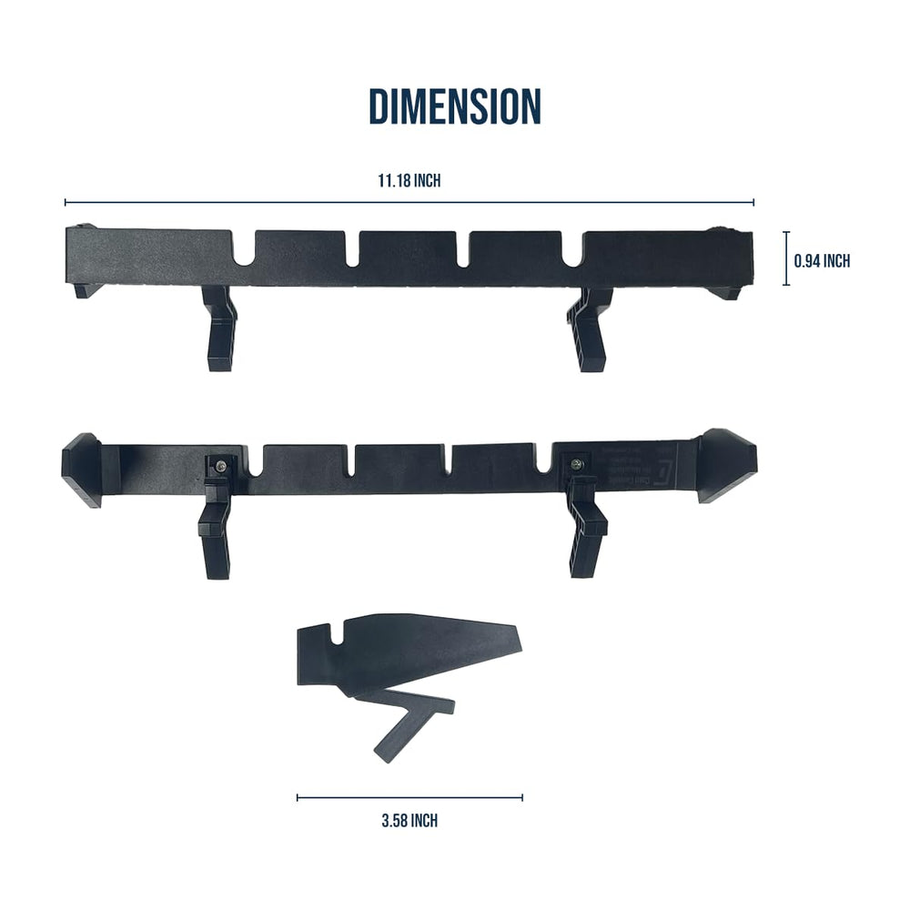 DCOMA easy no-drill installation demo placed in dash charging cabinet for convenience
