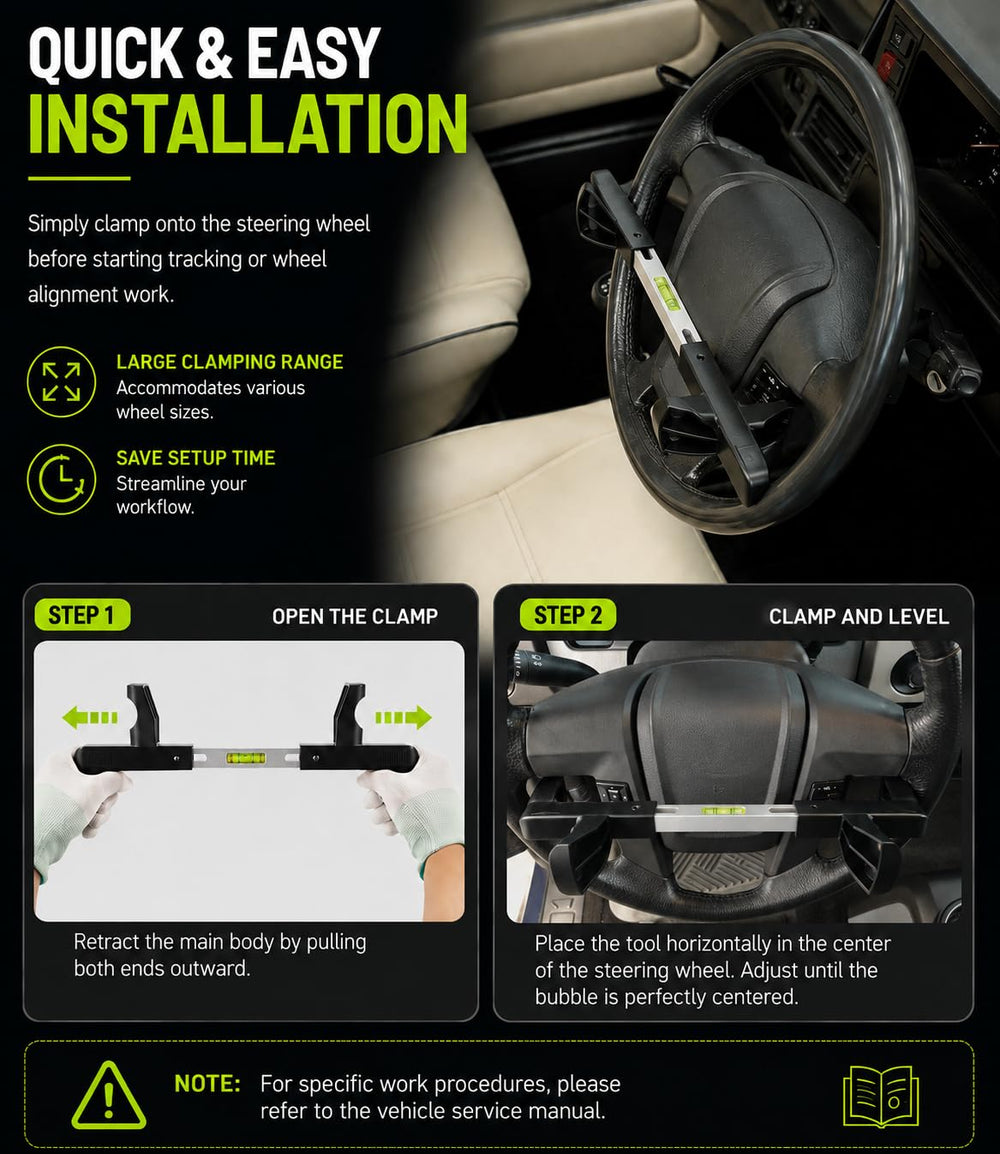 DearChan ATD-3100 installed on van wheel illustrating universal fit for cars vans and trucks