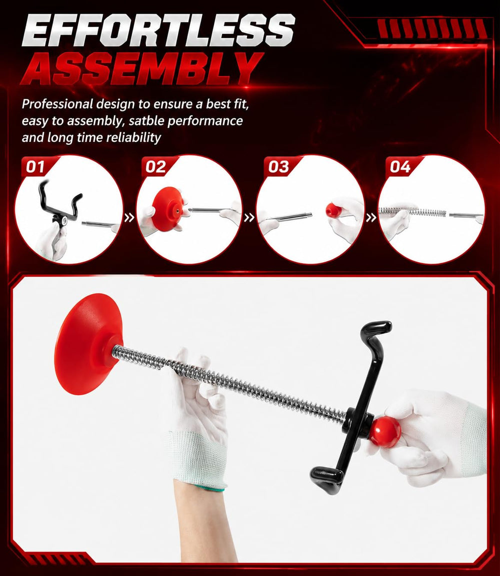 DearChan handle and locking switch detail for one-handed operation ease