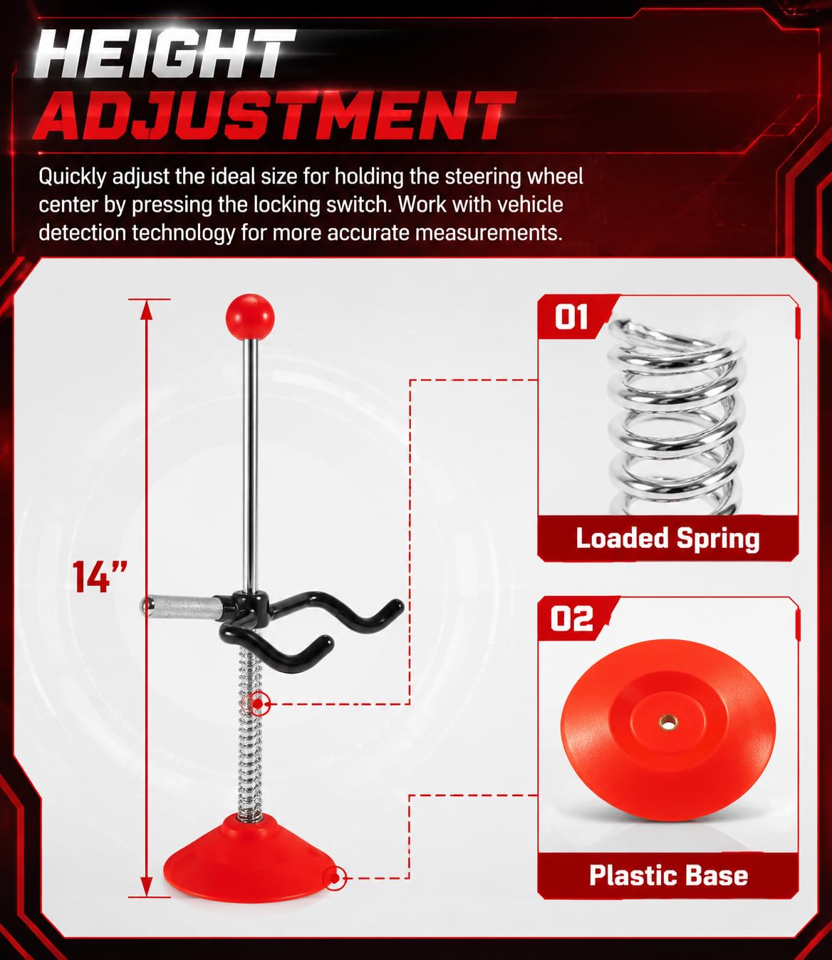 DearChan side profile locked on wheel showing steady alignment support