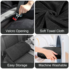 DECKALY anti-slip backing detail keeping the protector securely in place