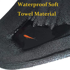 DECKALY close-up of towel cloth texture highlighting soft absorbent touch