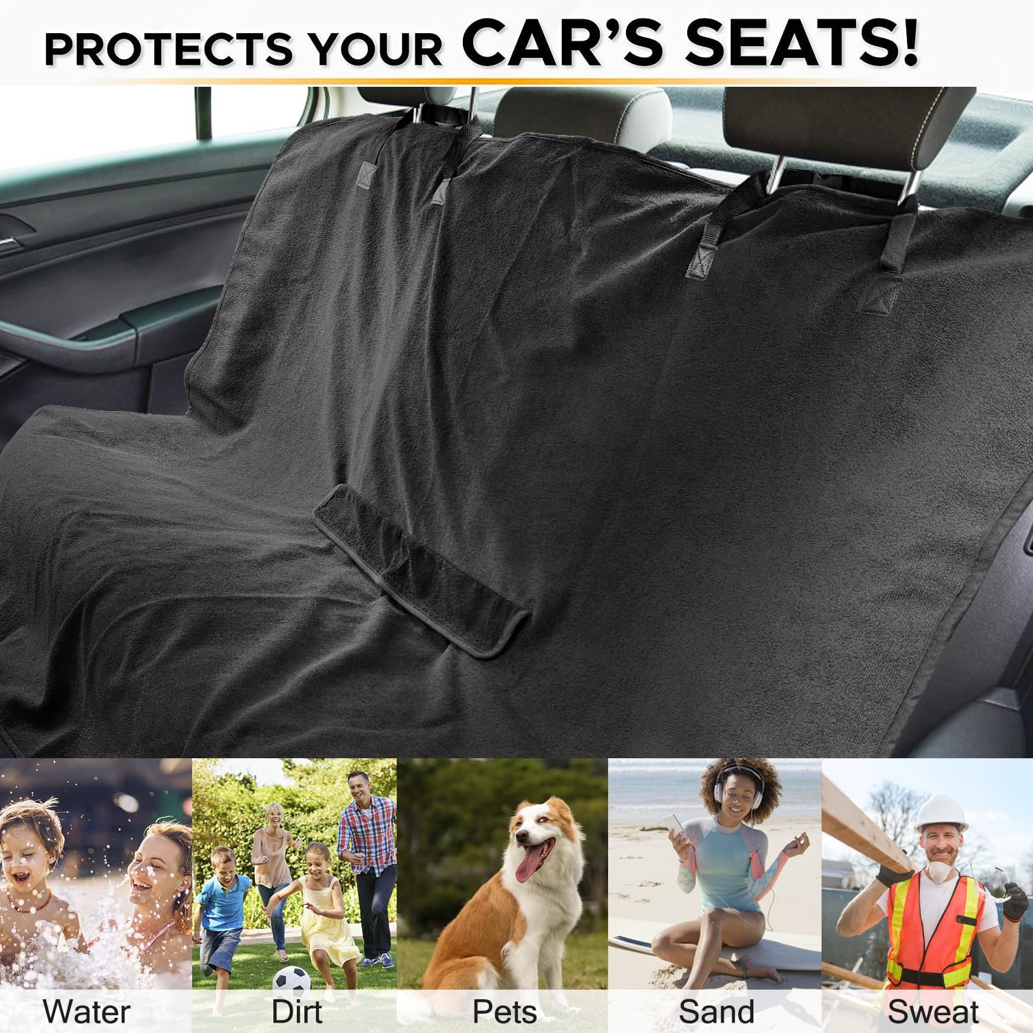 DECKALY lifestyle beach gear protection preventing sand and moisture in car