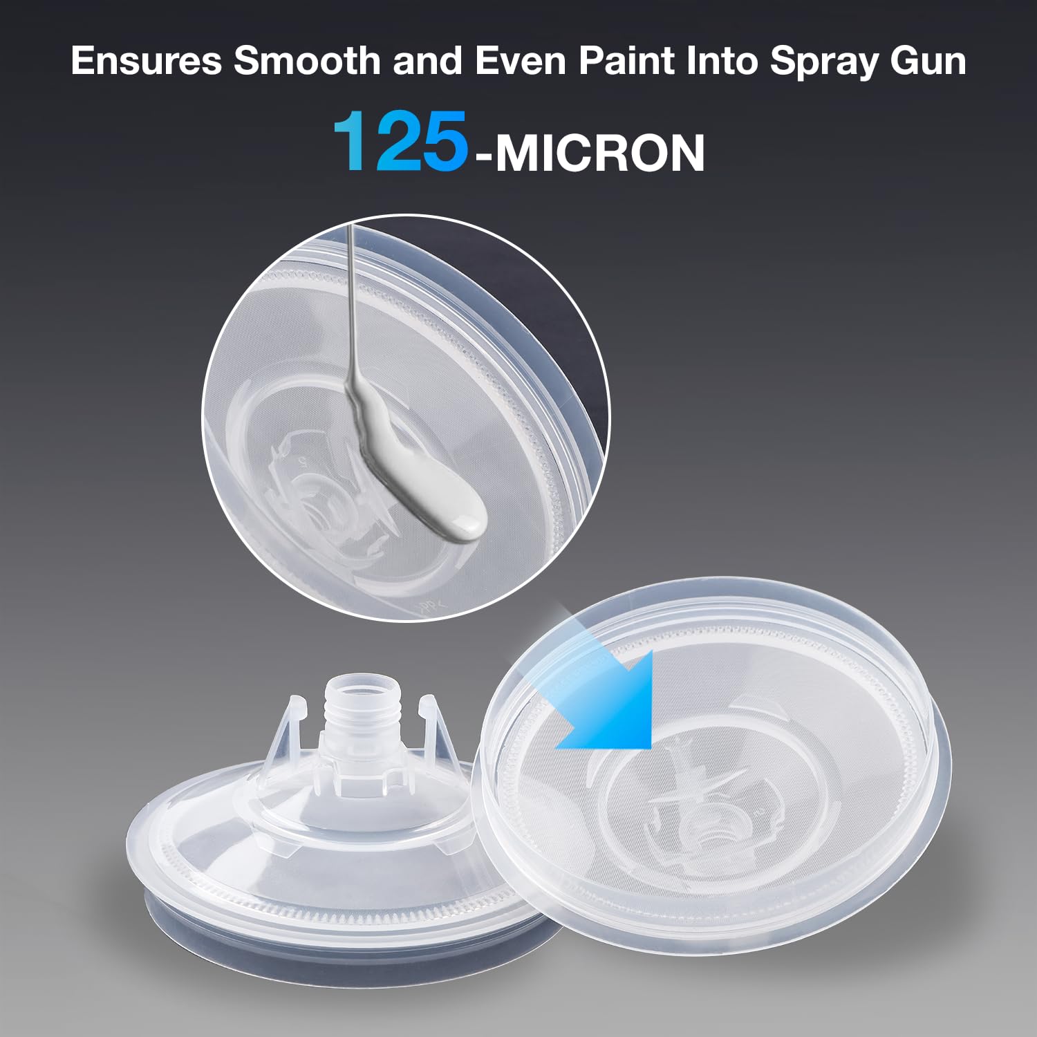 Decwls sealed cup with plug illustrating safe paint storage