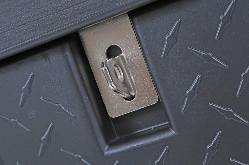 DEE ZEE DZ91717P steel hasp area ready for padlock to add security