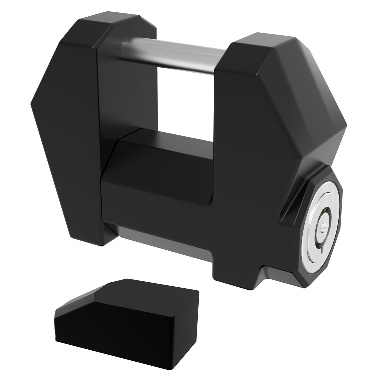 DEEAGLE front view on coupler showing secure fit and quick lock