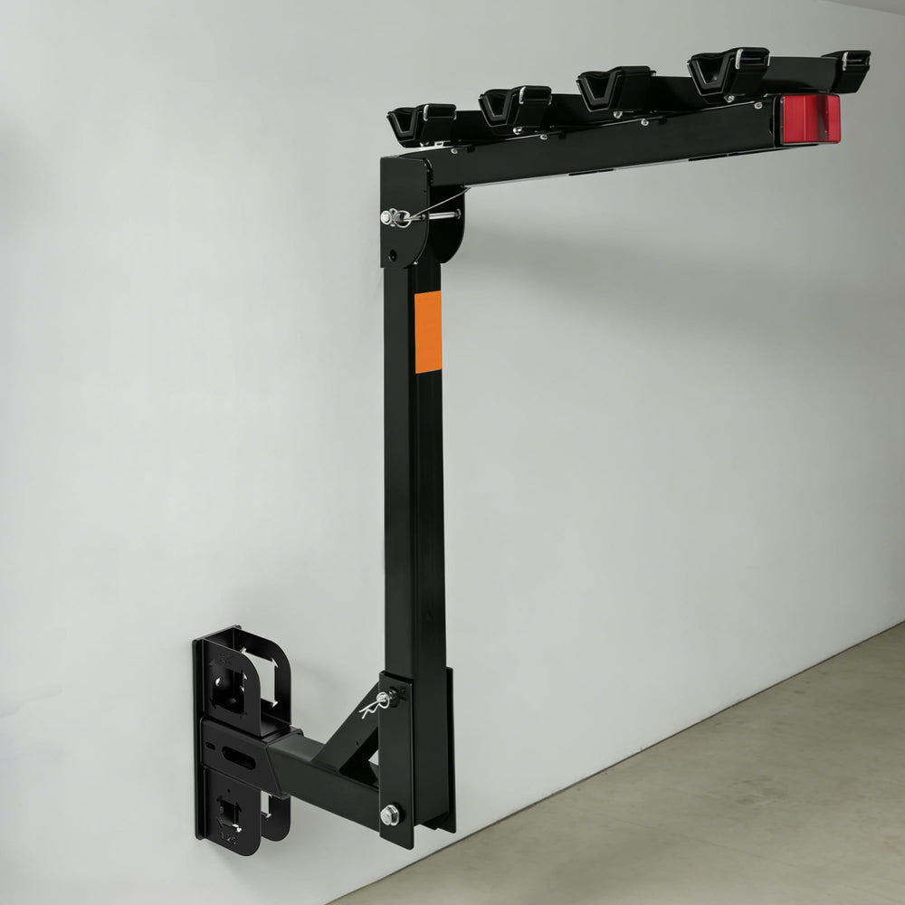 DEEAGLE mount storing trailer adapters on side holes for organized accessory storage