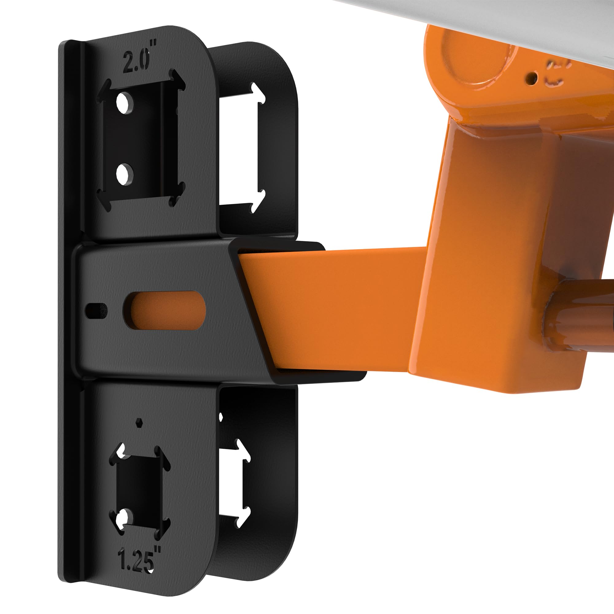 DEEAGLE mounted on wall with measurement markers to show compact footprint