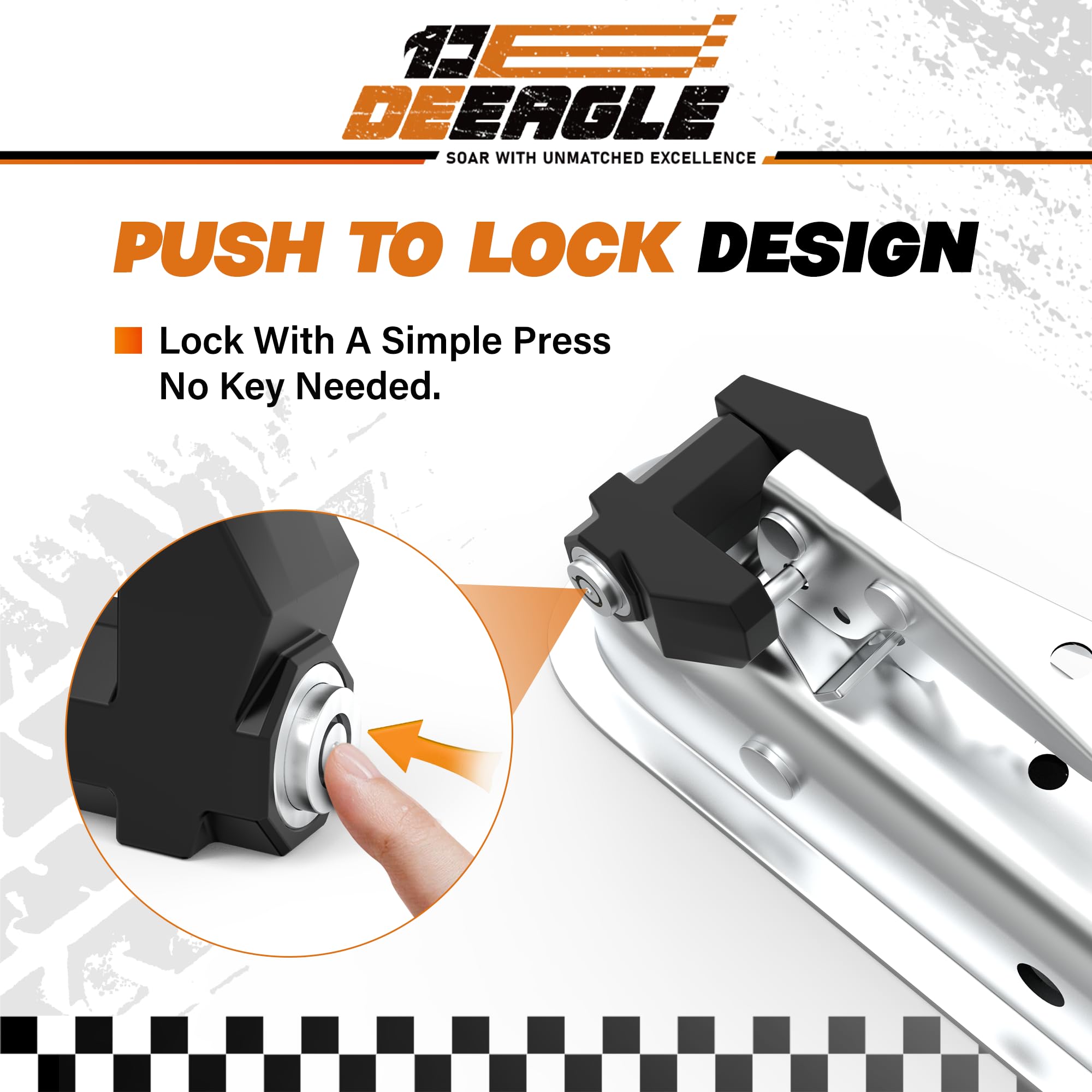 DEEAGLE side profile showing 1.2 inch span for broader compatibility