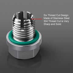 DEEFILL close-up of self-tapping thread detail for precise rethreading