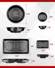 deepredcoast close-up of covered magnetic base holding hardware securely to metal