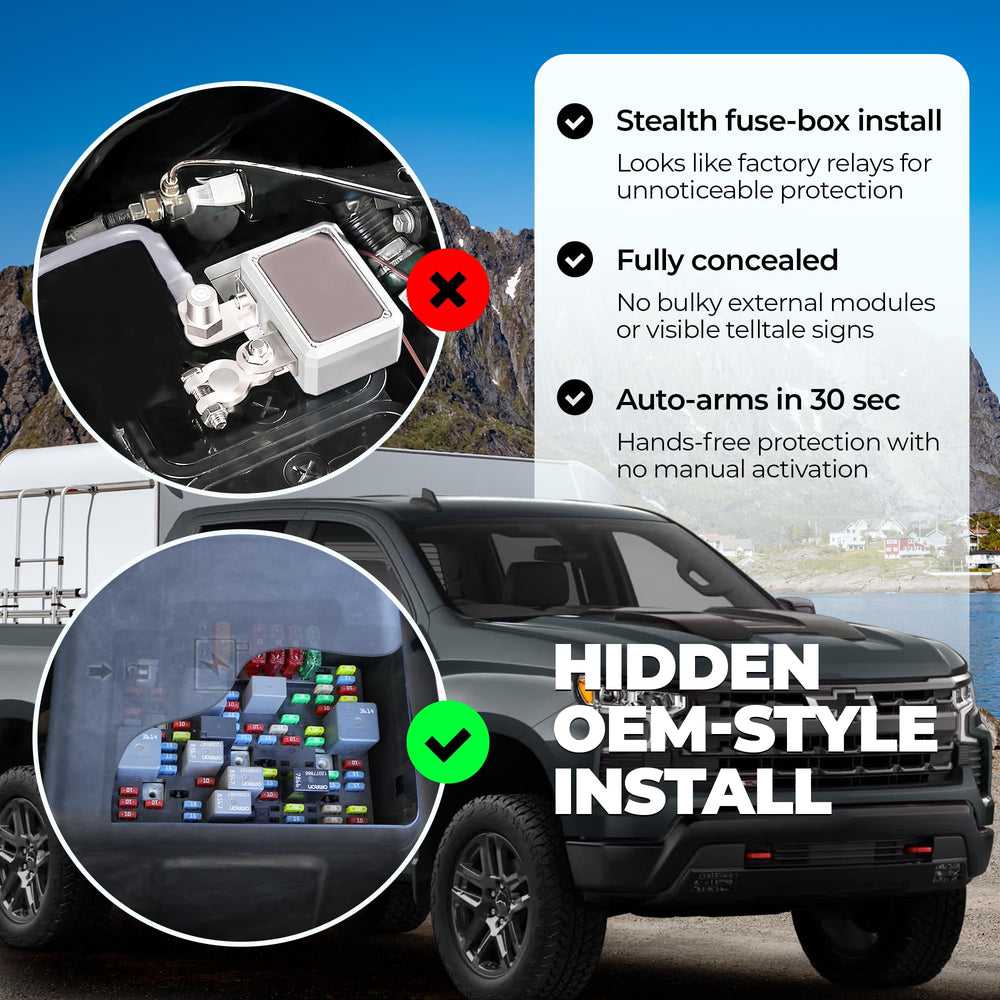 Defender product label and specs sticker showing model compatibility