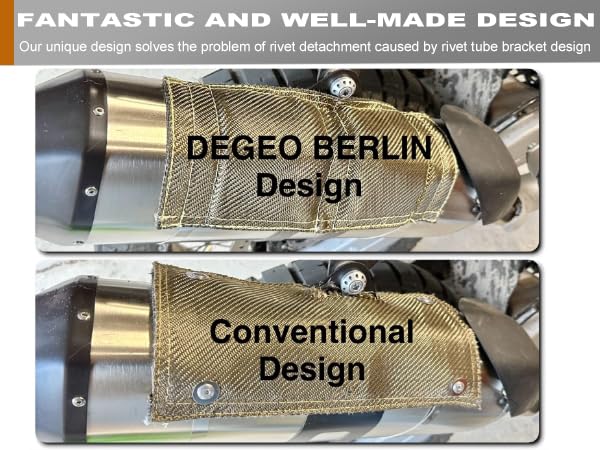 DEGEOBERLIN installed undercarriage protecting hoses and wiring from radiant exhaust heat