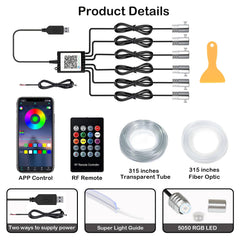DEHERANE app control screen displaying color wheel and presets