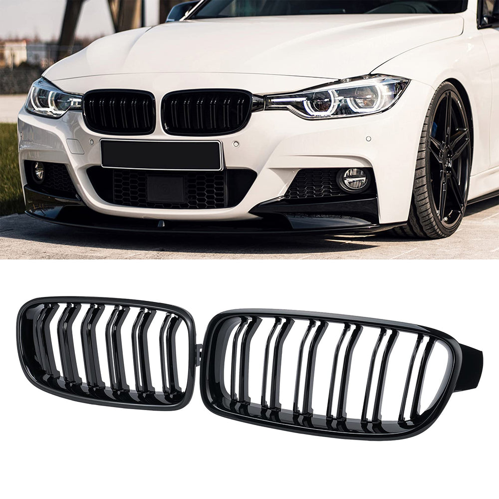 DEKEWEI front view gloss black grilles showing modern facelift benefit