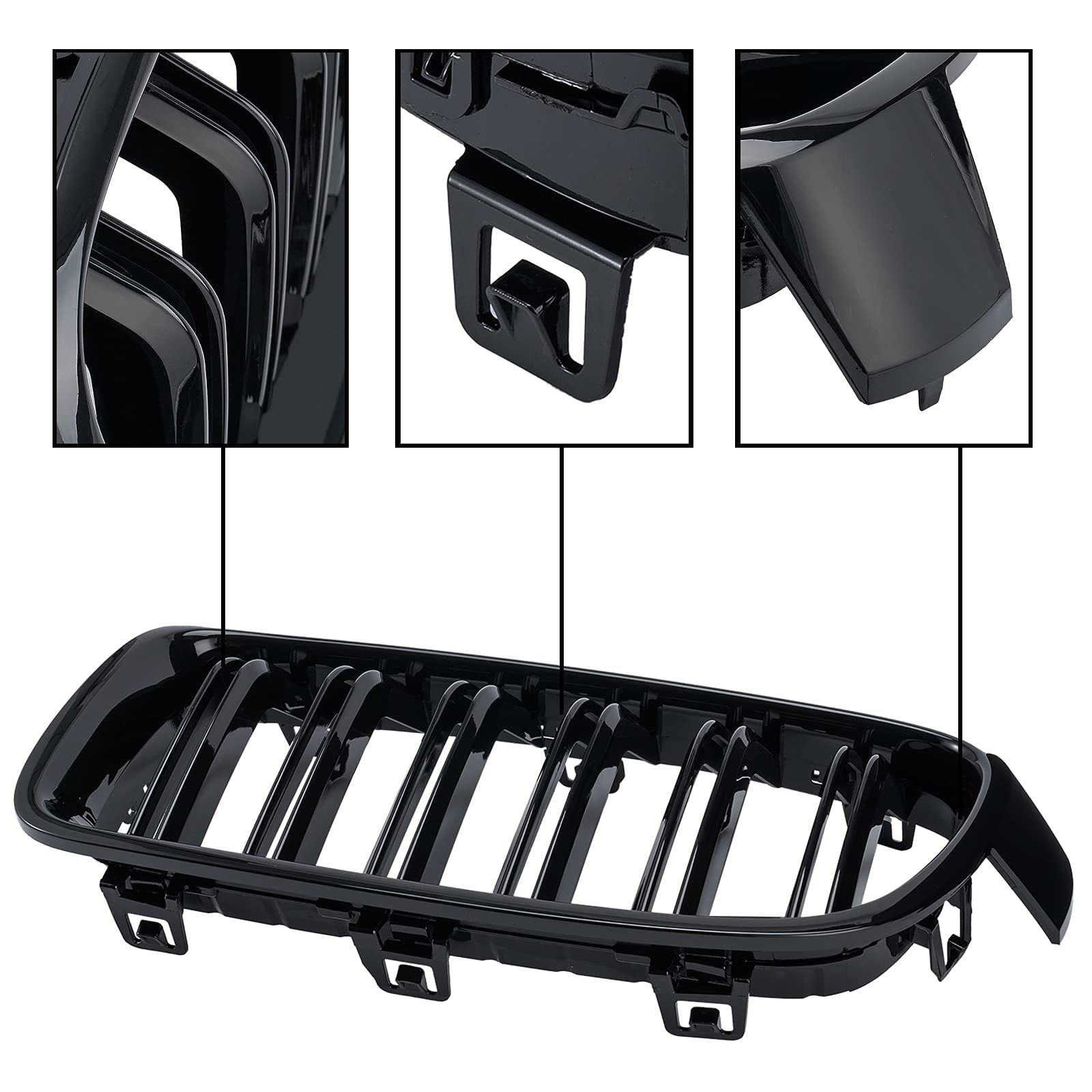 DEKEWEI boxed pair of grilles showing complete replacement convenience benefit