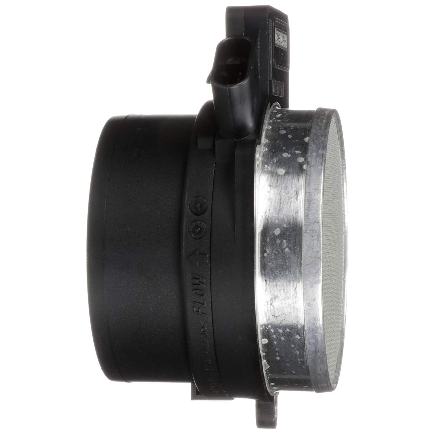 Delphi AF10043 angle profile showing airflow path and robust housing design