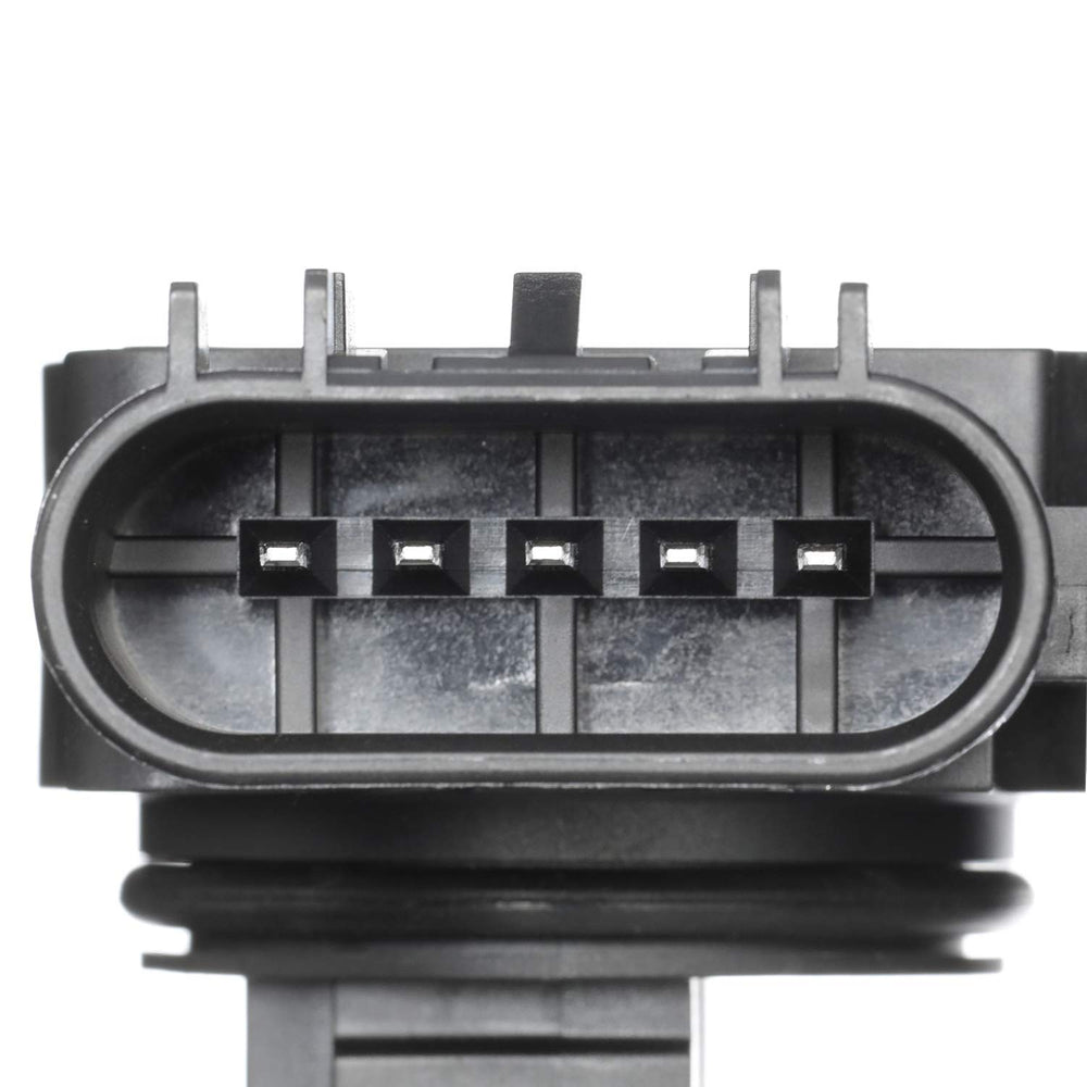 Delphi AF10060 mounted in intake duct demonstrating correct installation and airflow path