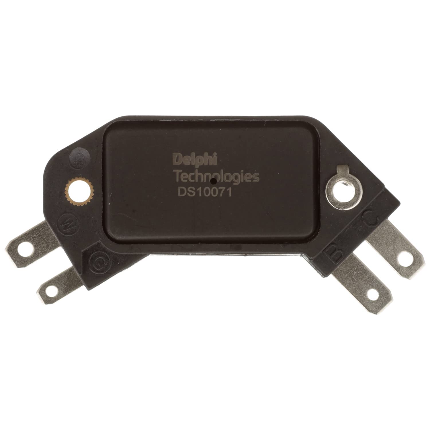 Delphi DS10071 mounting flange illustrating secure vehicle attachment