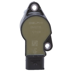 Delphi GN10235 terminal and connector close-up highlighting secure electrical contact benefit