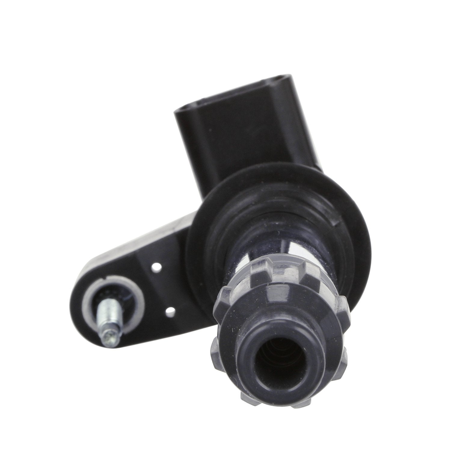 Delphi coil connector detail illustrating secure electrical connection benefit