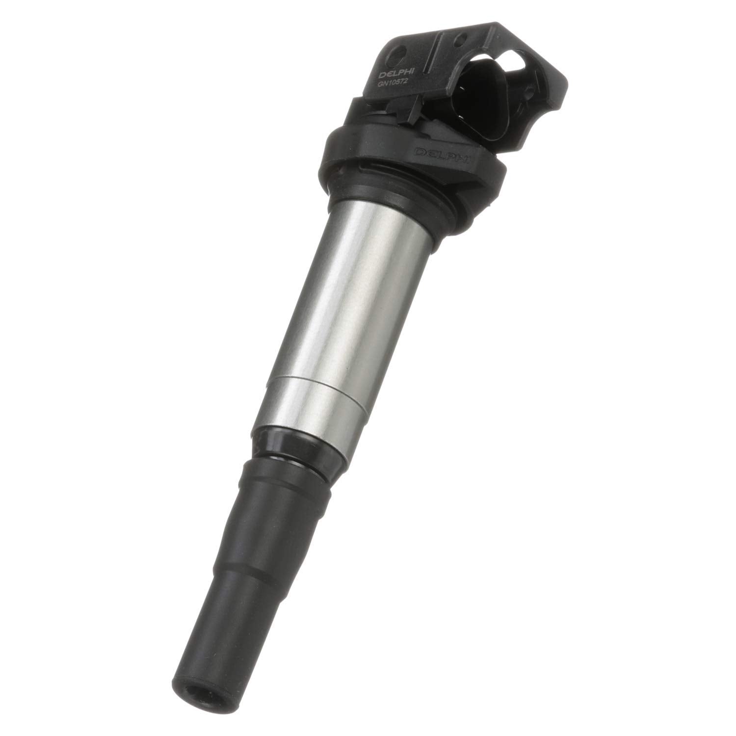 Delphi front view of GN10572 coil showing clean OE-style housing and reliable fit
