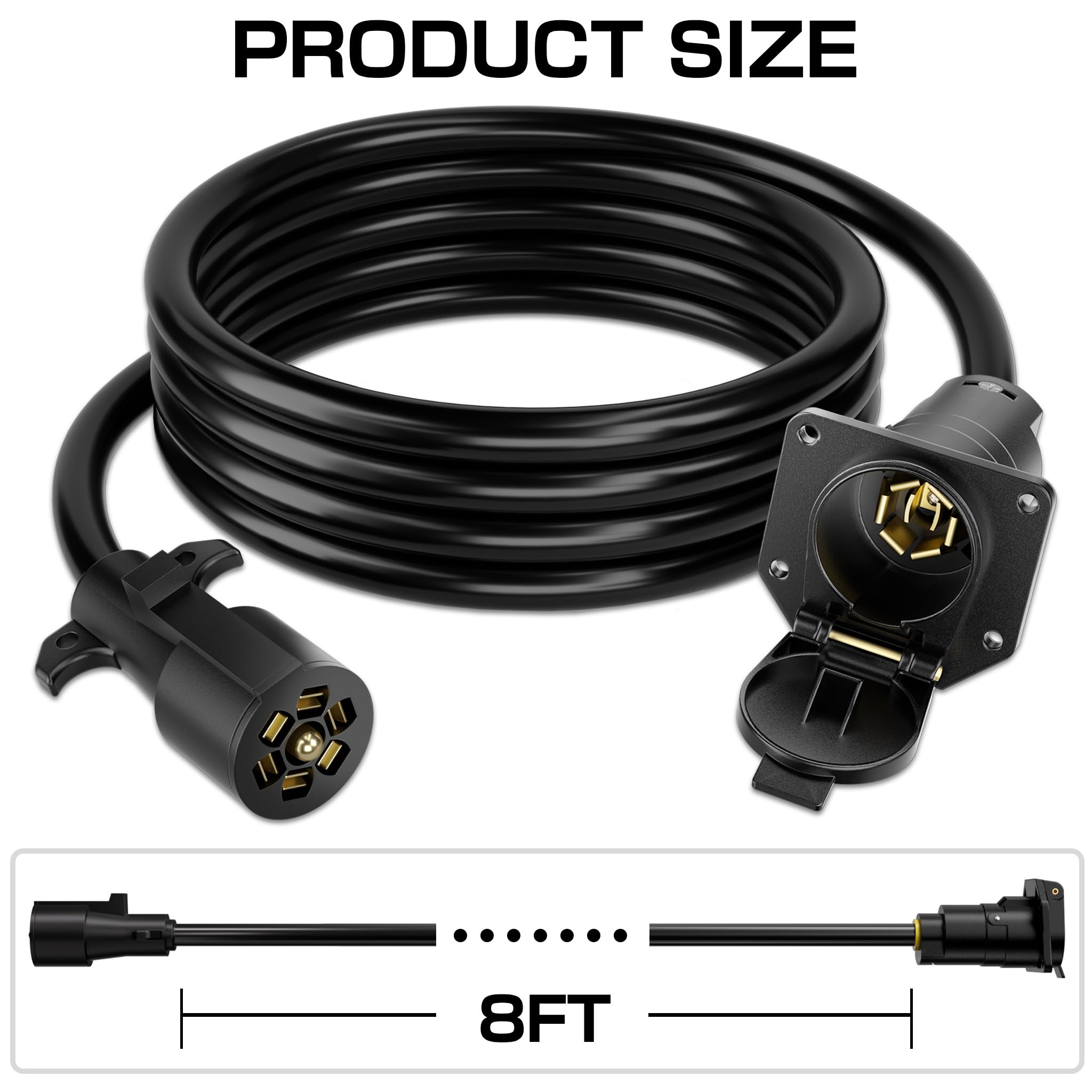Deluwire double prong terminals close-up highlighting reliable contact